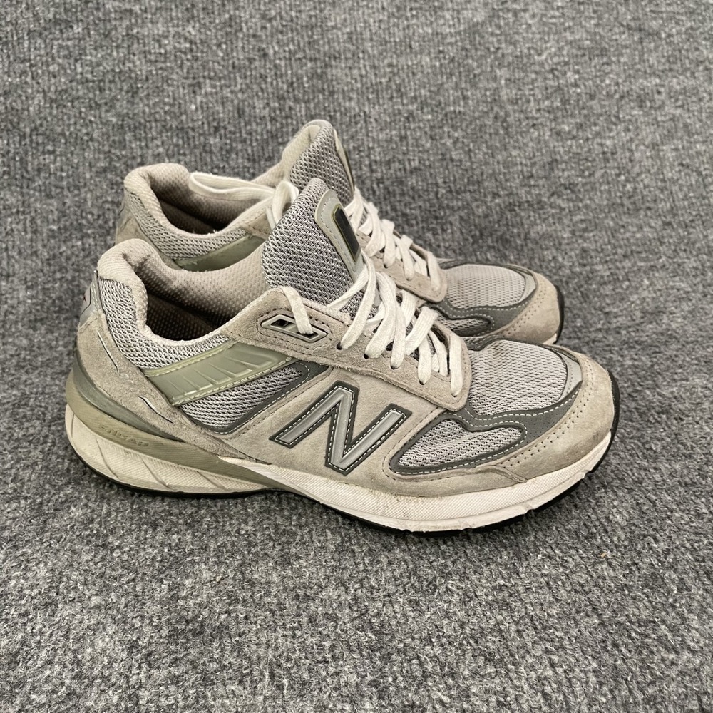 New Balance 990v5 Shoes Womens Sz 6.5 Suede Made in USA Gray W990GL5